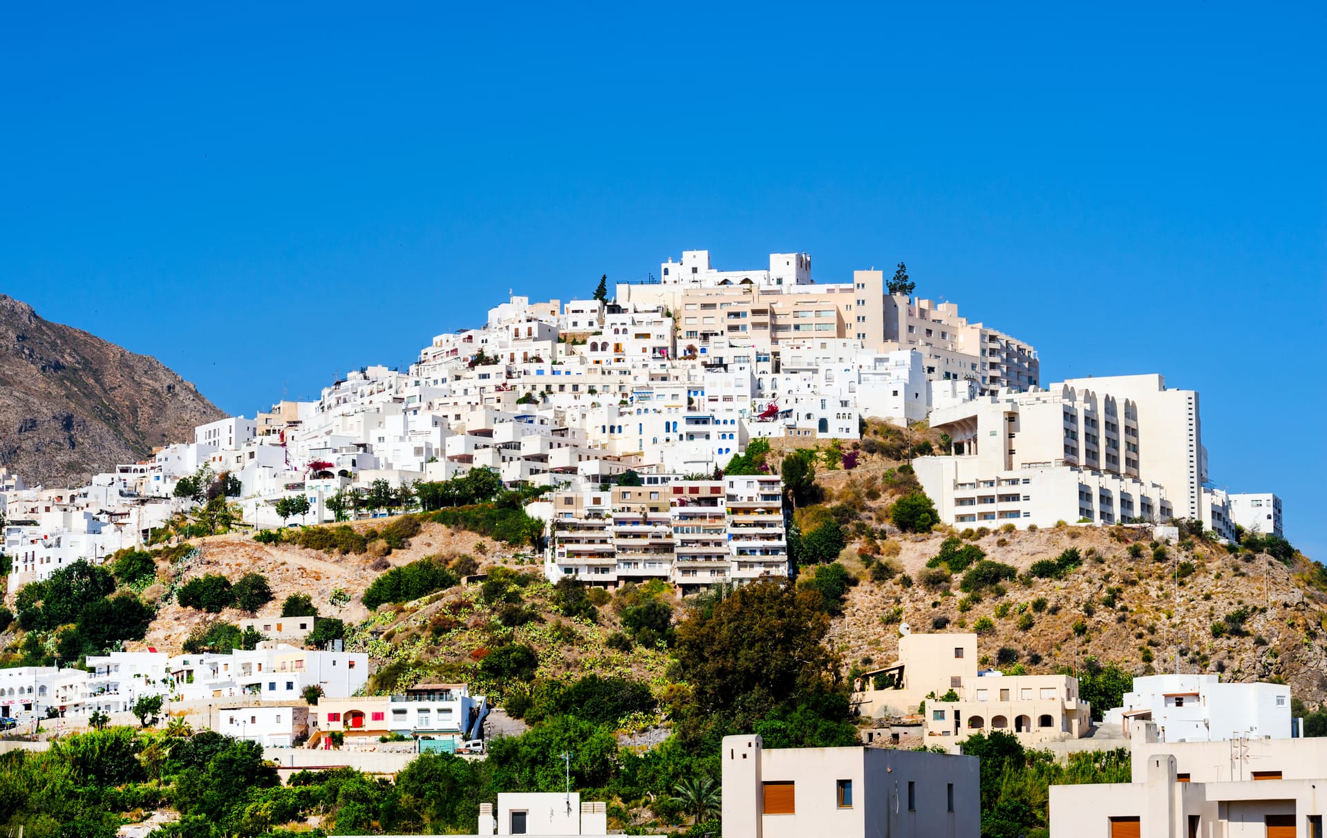 Mojácar hilltop white village, Almería